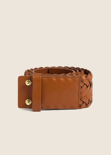 The Woven Waist Belt | Woven Tan
