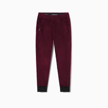 Sherpa Fleece Lounge Joggers | Cabernet/Black