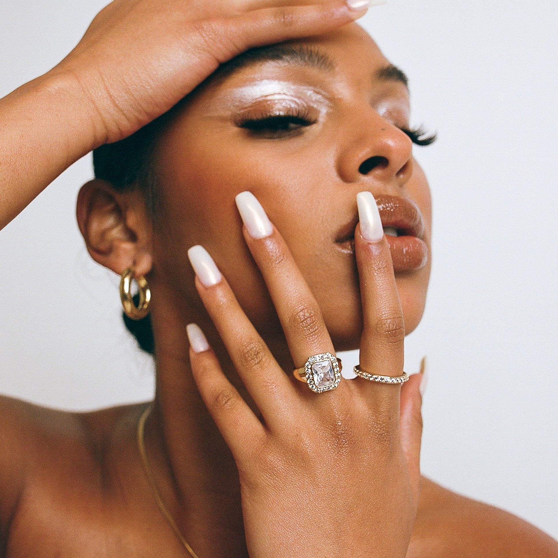 The Frosted Cocktail Ring (Smith & Cult X Argento Vivo) | 14K Yellow Gold-Plated