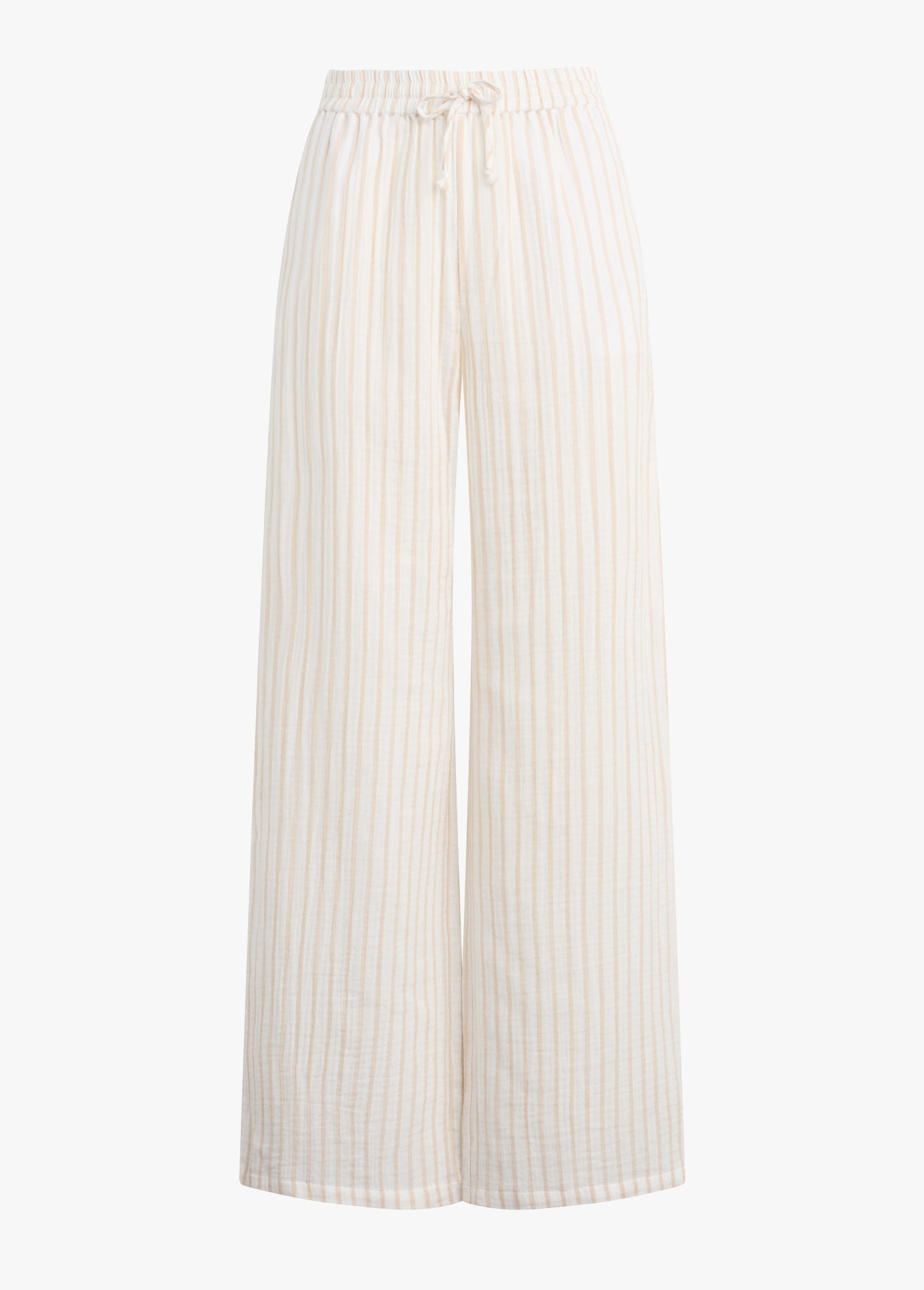 The Slip It On Pant | Light Khaki Stripe