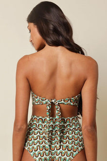 Tori Ties Bandeau Bikini Top | Groovy