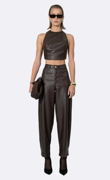 Perrie Crop | Brown