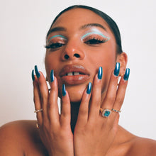 The Ice Tears Cocktail Ring Blue (Smith & Cult X Argento Vivo) | 14K Yellow Gold-Plated