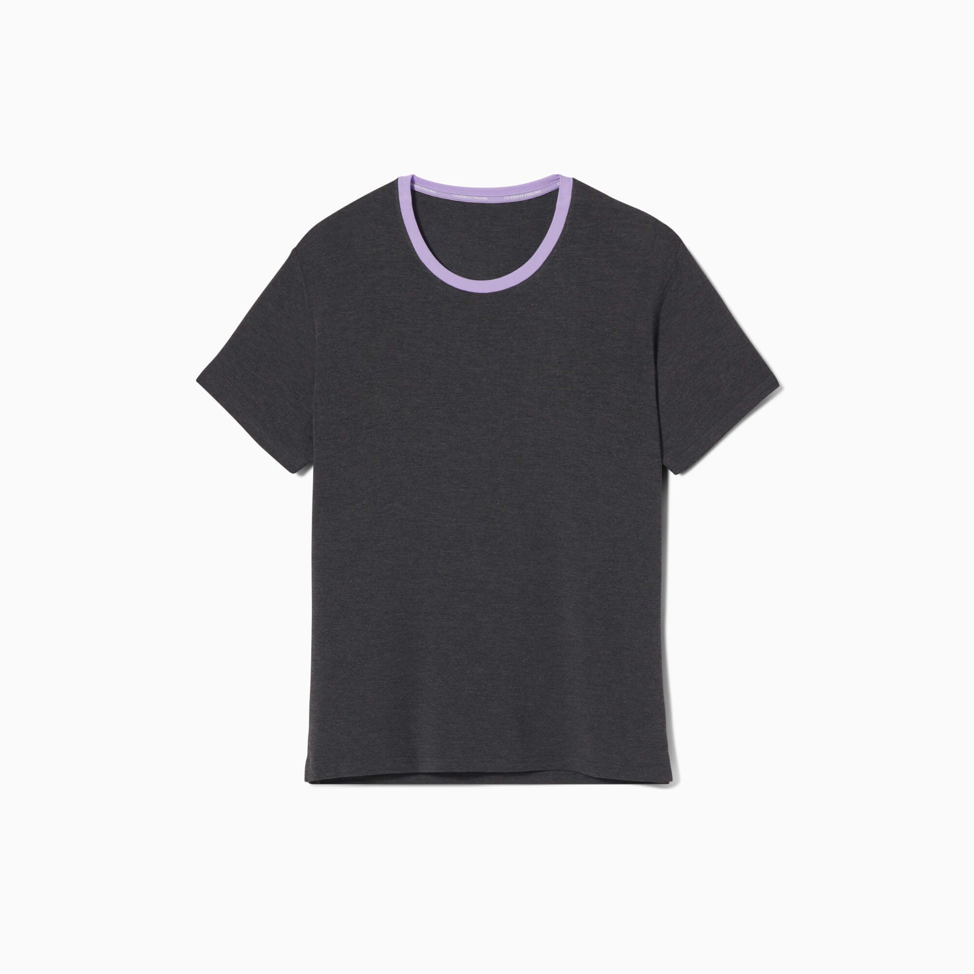 Modal French Terry Lounge Tee | Gray/Lavender