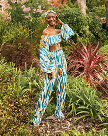 Leer Pants - Arbol Orange - diarrablu