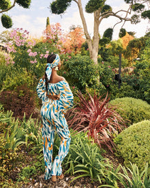 Leer Pants - Arbol Orange - diarrablu