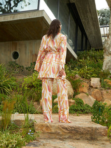 Leer Pants - Blossom Rose - diarrablu