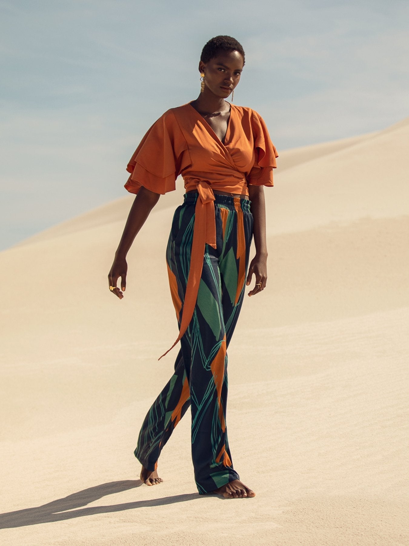 Leer Pants - Costa Navy - diarrablu