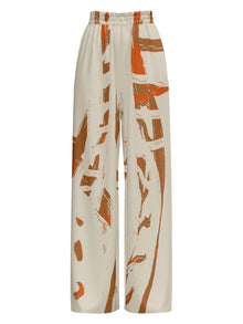 Leer Pants - Garden Cream - diarrablu