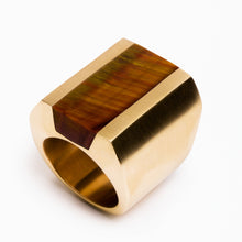 Deckard Ring | Brass | Tiger's Eye