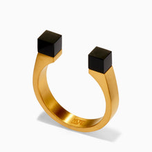 Mag Ring | 18K Gold Plated | Onyx