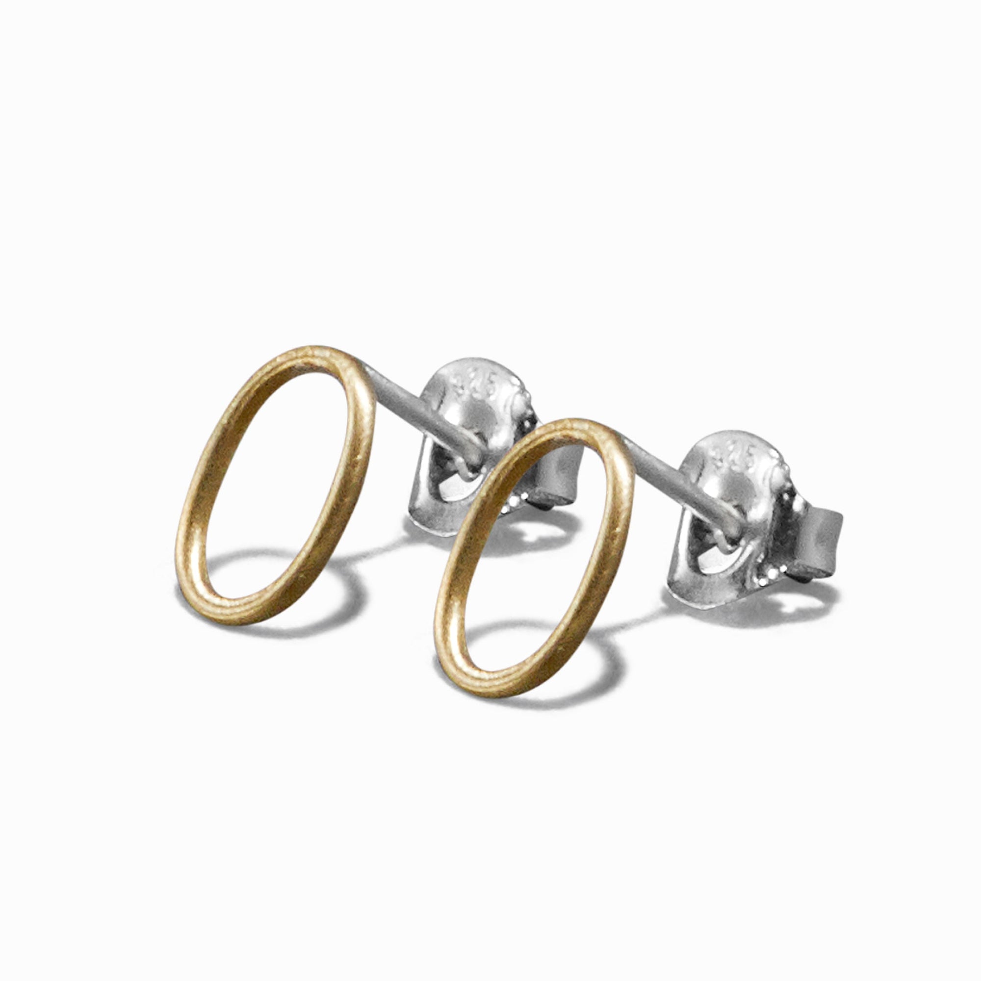 Mini Sub Earrings | Brass