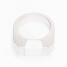 Syd Ring | Silver | White Agate