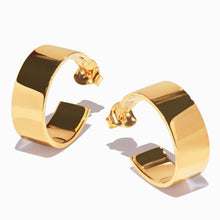 Max Earrings - High Polish | 18K Gold Plated