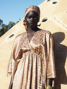 Naim Dress - Dhaw Gold - diarrablu