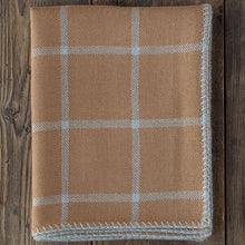 Graydon Throw | Camel/Light Grey