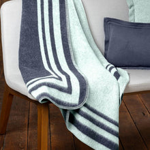 Montauk Throw | Navy / Spa Blue
