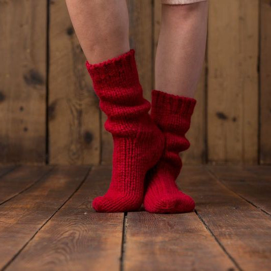 Lounge Sock | Scarlet