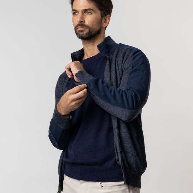 Men | Damien Sweater | Navy Melange