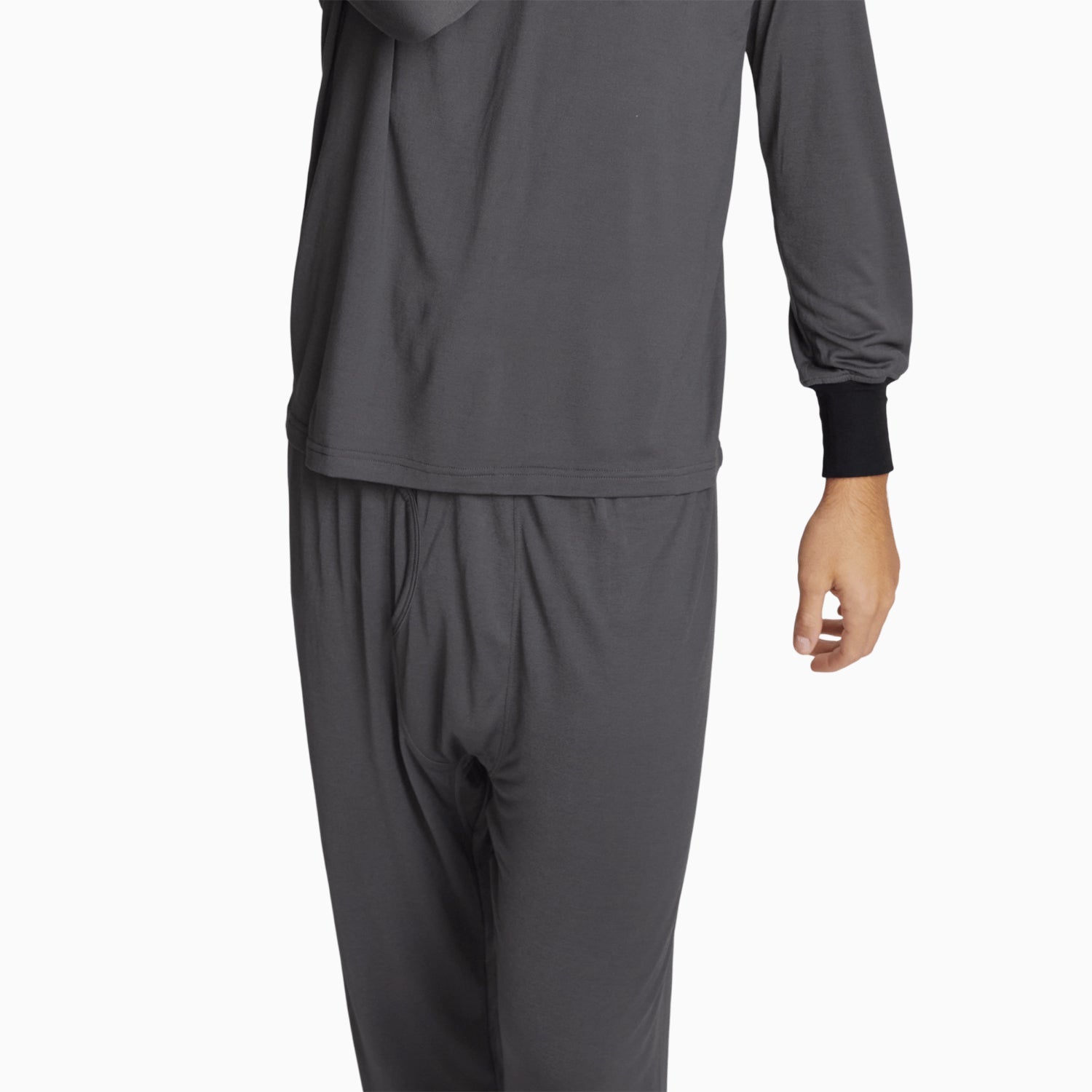 Modal Jersey Pajama Bottom | Gray/Black