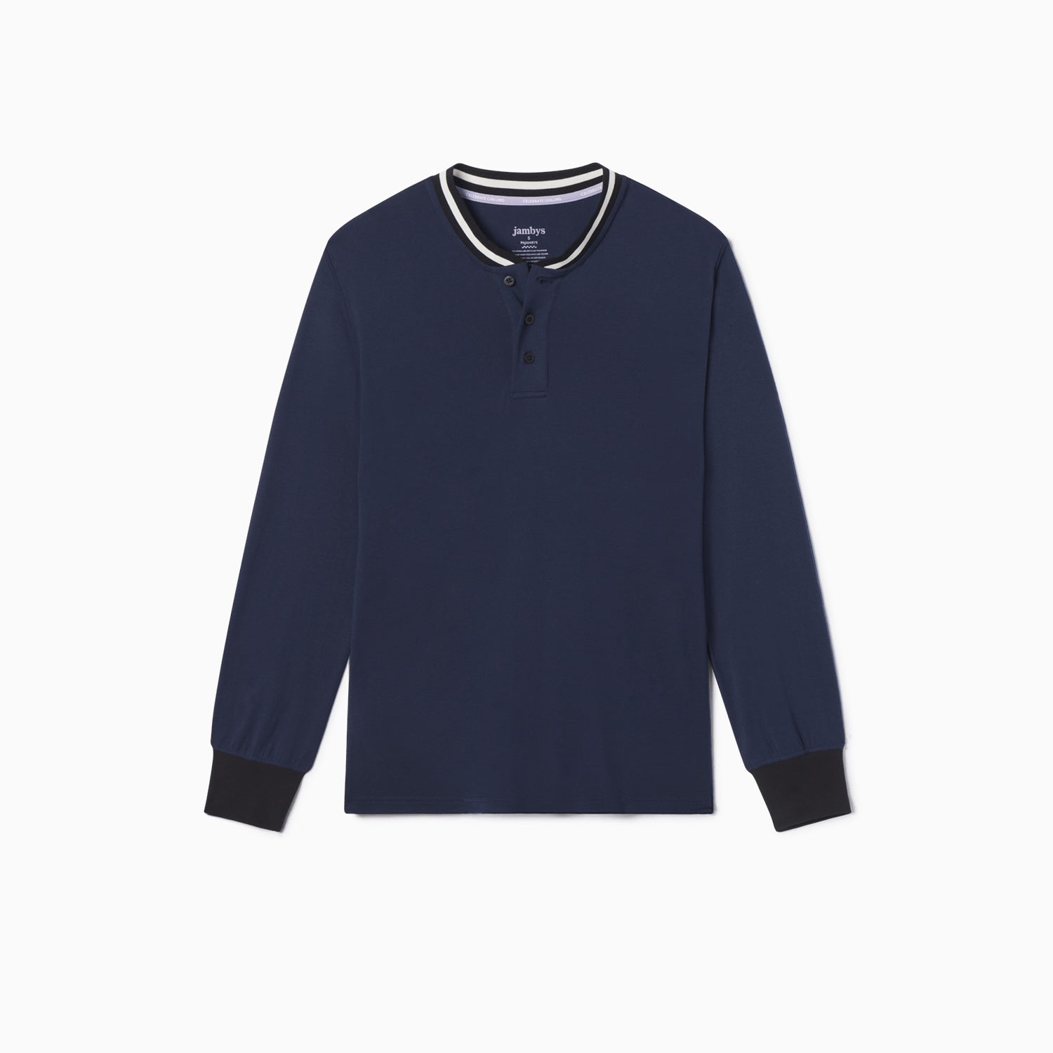 Modal Jersey Pajama Top | Navy