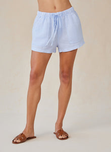 Linen Pocket Short | Perennial Blue