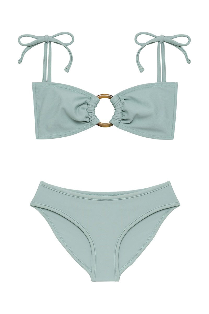 Kids | Tori Bandeau X Lulu Bikini Set | Powder Blue