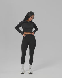 High-Waisted Impact Mesh Leggings | Ivory