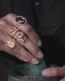 Awe Inspired  Rings Snake Statement Ring