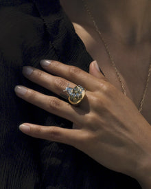 Awe Inspired  Rings Gemstone Snail Ring