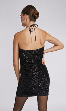 Jasmine Sequin Dress | Black