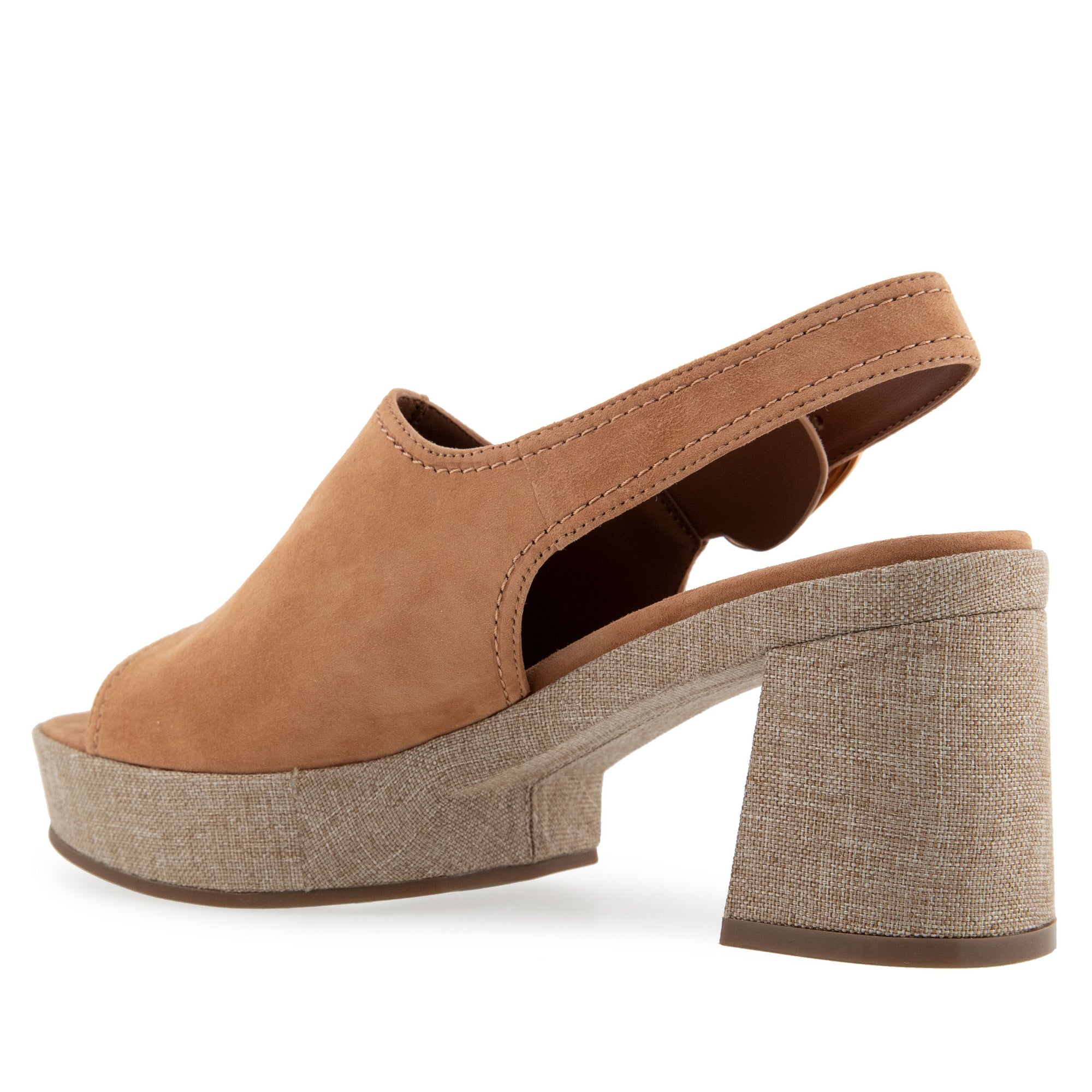 Zella Sandal Dress Platform | Tan Suede