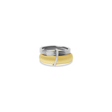 The Reflector Double Band Ring (Elaluz X Argento Vivo) | Two Tone