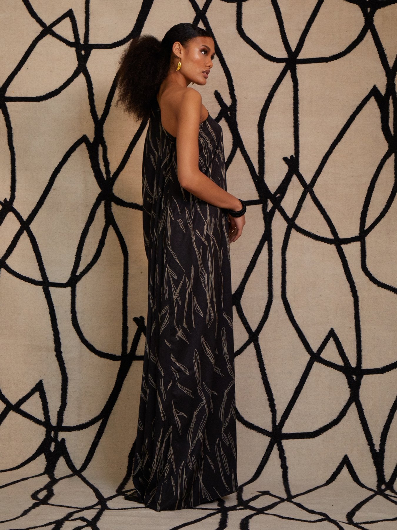 Satu Dress - Scribble Noir - diarrablu