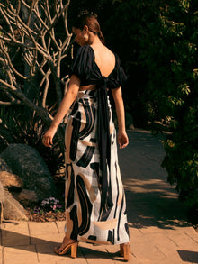 Seur Skirt - Abstract Noir - diarrablu