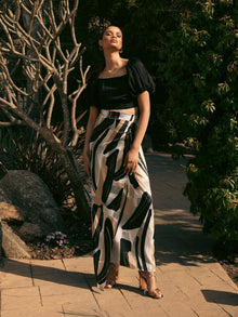 Seur Skirt - Abstract Noir - diarrablu