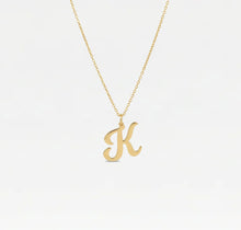 The Signature Script Pendant Necklace | Gold Vermeil