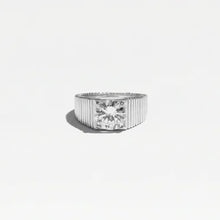 The Rouge Cz Signet Ring | Sterling Silver