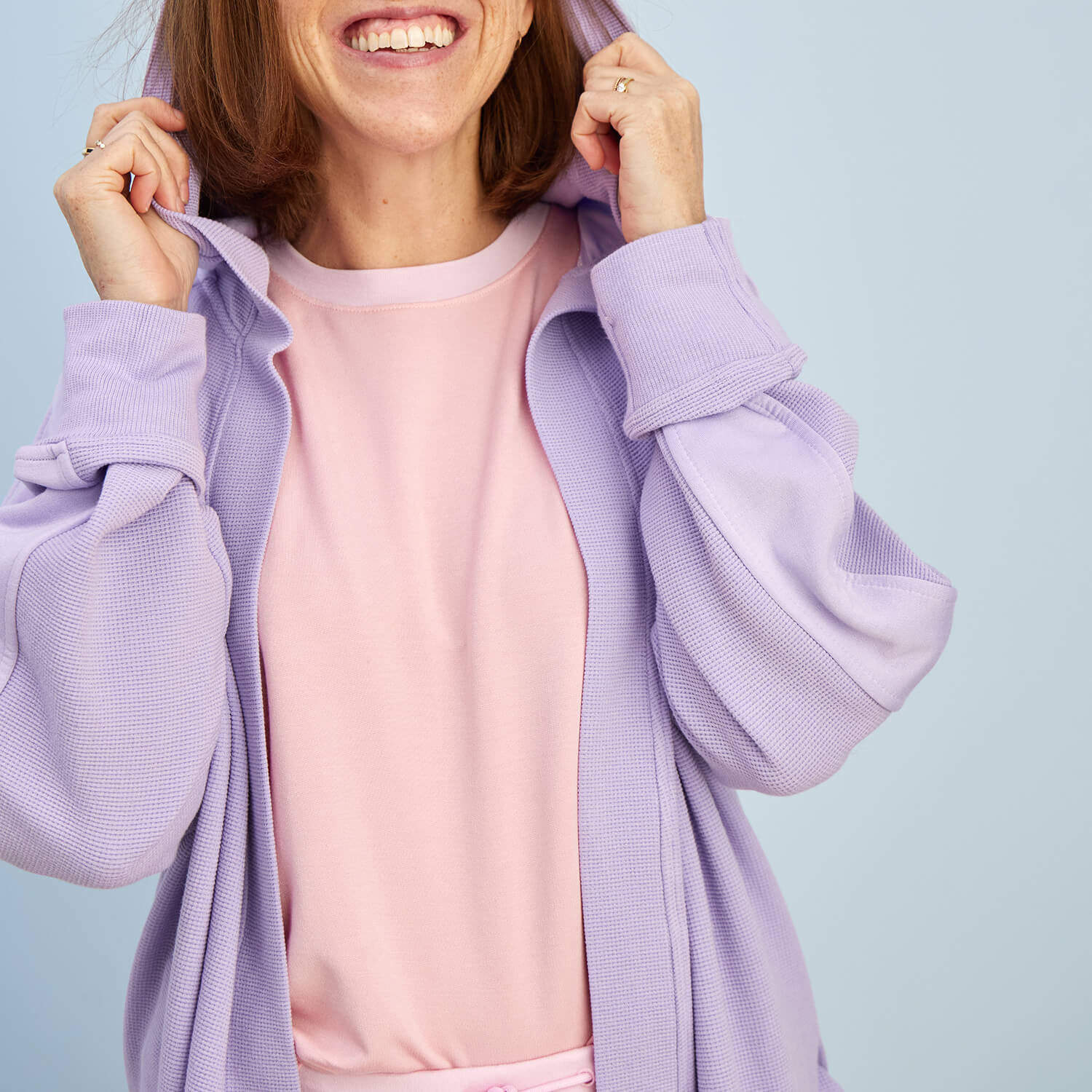 Modal Waffle Spa Robe | Lavender