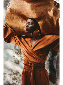 Sustainable Aida Top - RUST - diarrablu