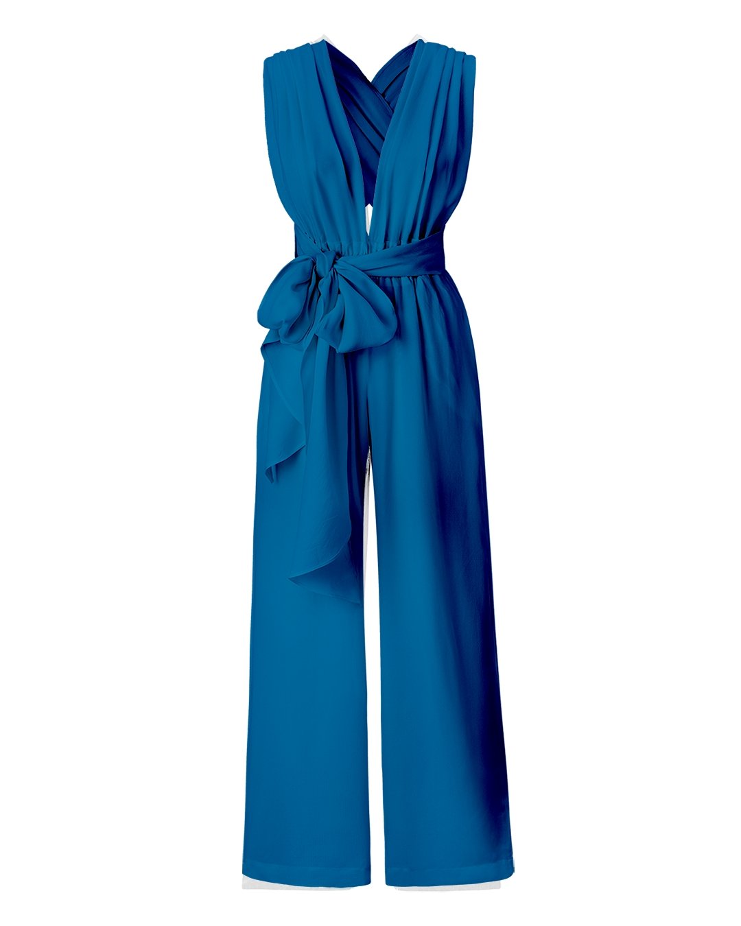 Sustainable Umy Jumpsuit - Solid Teal - diarrablu