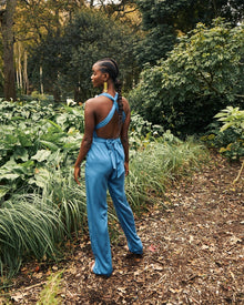 Sustainable Umy Jumpsuit - Solid Teal - diarrablu