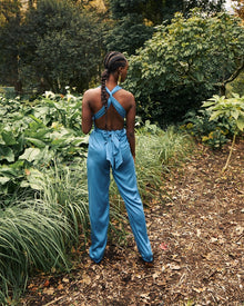 Sustainable Umy Jumpsuit - Solid Teal - diarrablu
