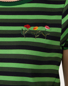 Womens | Elphaba Stripe Short PJ Set x Wicked | Forest