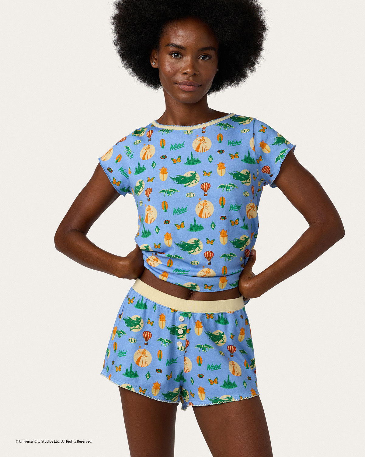 Womens | Fellow Ozians Shortie Set x Wicked | Azure