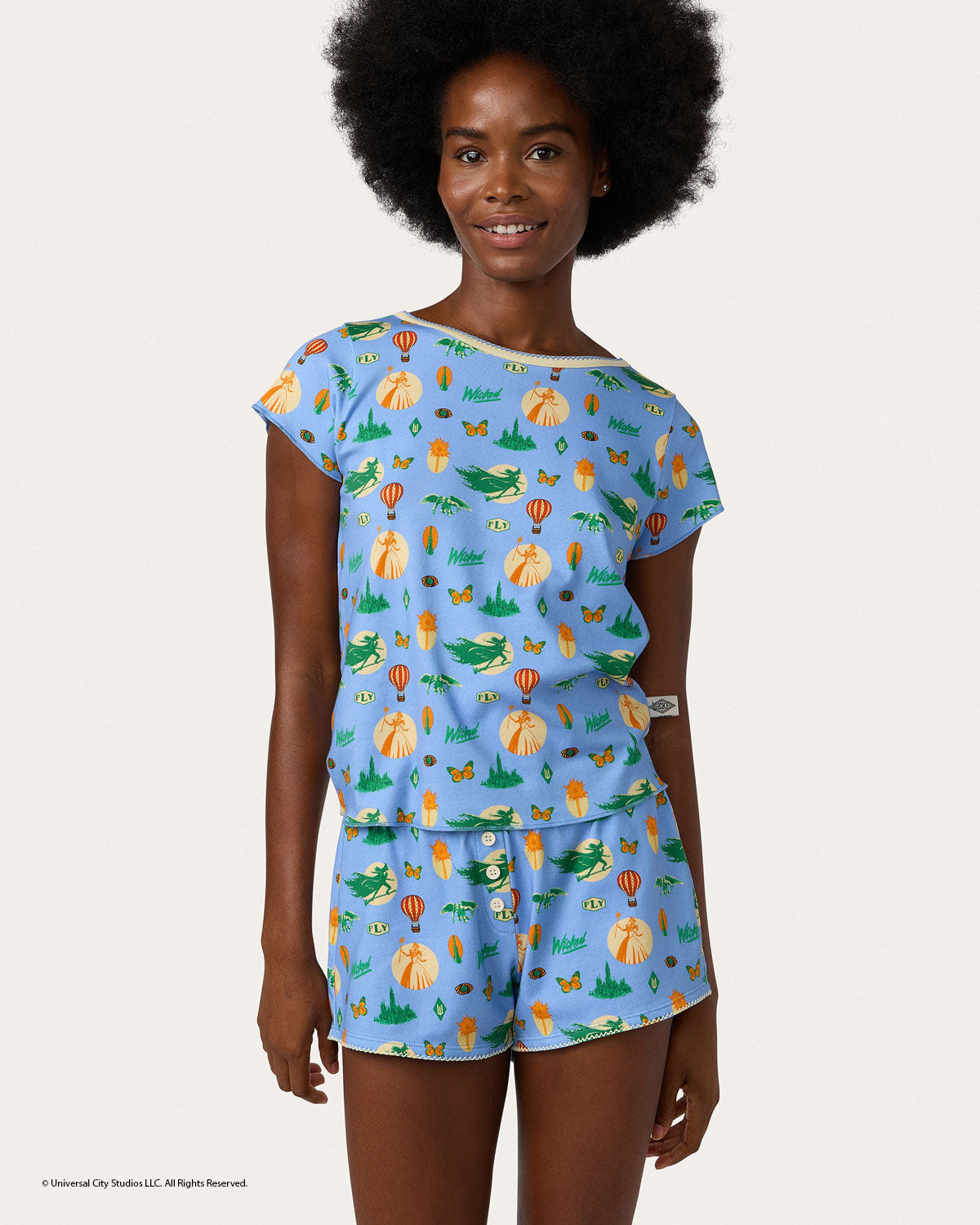 Womens | Fellow Ozians Shortie Set x Wicked | Azure