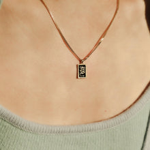 THE ENAMEL INITIAL PENDANT - The M Jewelers