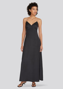 The Rosetta Rhinestone Dress - Solid & Striped