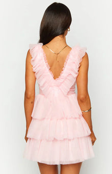 Tori Tulle Mini Dress | Pink