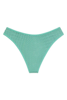 Lulu Bikini Bottom | Turquoise Crochet